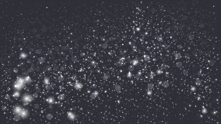 Magic glow and bokeh on a gray backgroundのイラスト素材