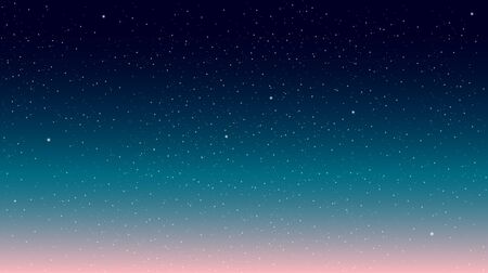 Stars on a colored background. Star Skyのイラスト素材
