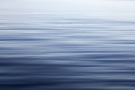 Abstract sea. Motion blur abstract background with horizontal stripesの写真素材