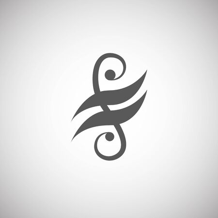 Classic design element on a white backgroundのイラスト素材