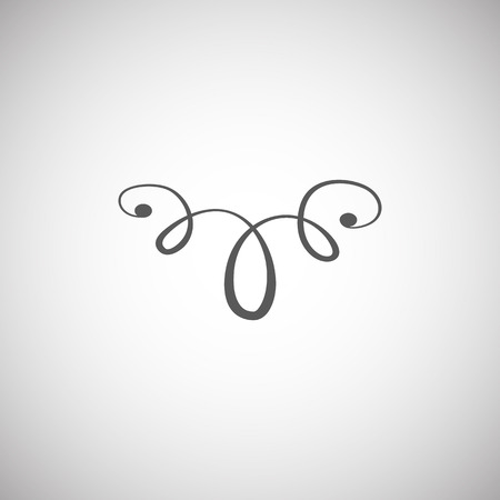 Classic design element on a white backgroundのイラスト素材