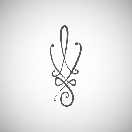 Classic design element on a white backgroundのイラスト素材