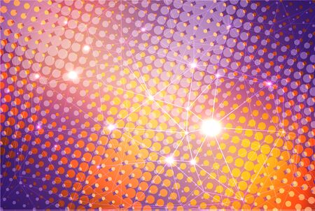Abstract colorful background with stars vector illustration EPS10.のイラスト素材