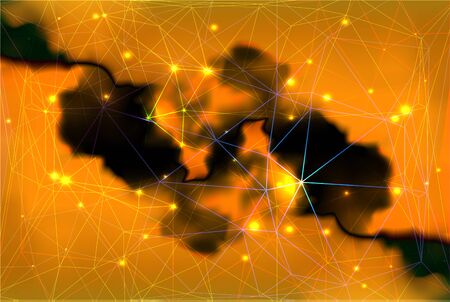 Abstract colorful background with stars vector illustration EPS10.のイラスト素材