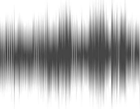 Gray abstract digital sound wave on a white background.の写真素材