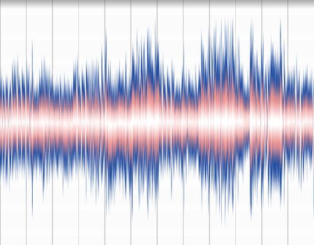 Design colorful abstract digital sound wave background.の写真素材