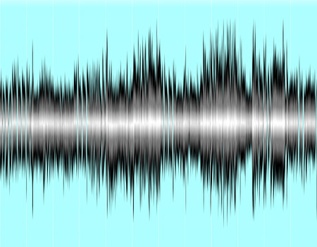 Design colorful abstract digital sound wave background.の写真素材