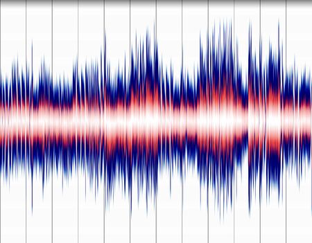 Design colorful abstract digital sound wave background.の写真素材