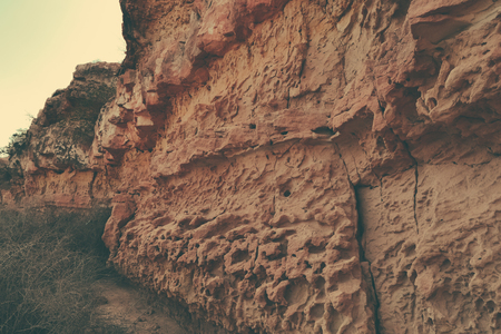Rocks close up on the shore of the island of Cyprusの写真素材