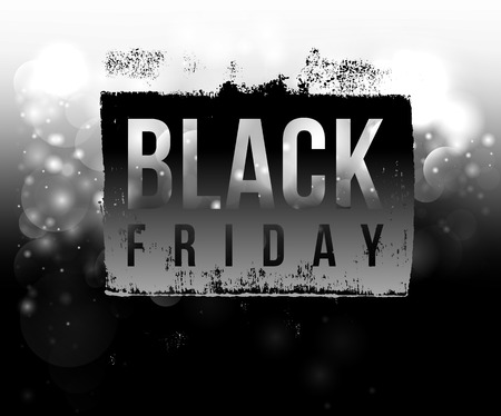 Black Friday sale design template. Vector illustrationのイラスト素材