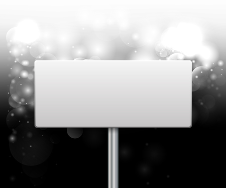 Empty label on a dark background. Vector illustrationのイラスト素材