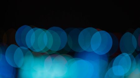 Multicolored abstract bokeh. Abstract Christmas vibrant backgroundの写真素材