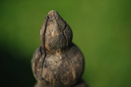 Old art element of wooden fence. Object photo.の写真素材