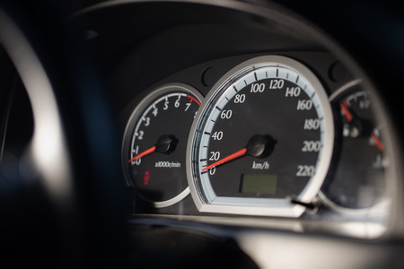 analog dashboard close-upの写真素材