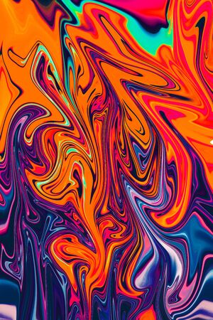 abstract and liquid background with bright colorsの写真素材