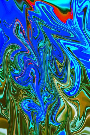 abstract and liquid background with bright colorsの写真素材