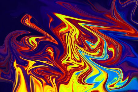 abstract and liquid background with bright colorsの写真素材