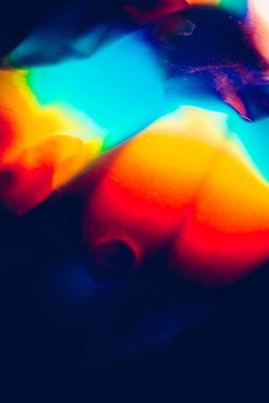 abstract background with bright and saturated colors