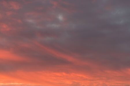 bright colored sunset sky closeupの写真素材