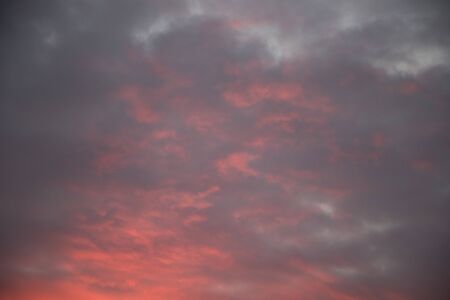 bright colored sunset sky closeupの写真素材