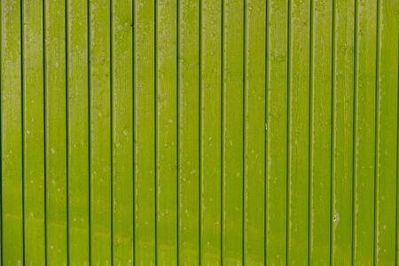 bright green vertical wooden boards background. design backdropの写真素材