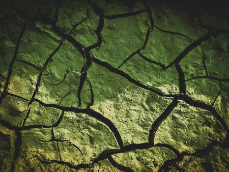 poisoned dead dry soil post apocalypse backgroundの写真素材