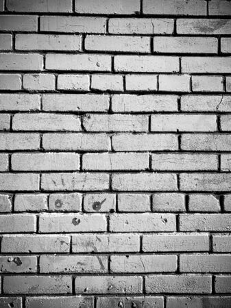 wall of old white brick surface texture designer backgroundの写真素材