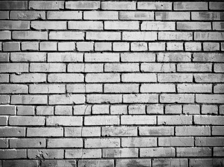 wall of old white brick surface texture designer backgroundの写真素材