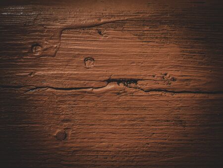 light orange old wooden board closeup designer backgroundの写真素材