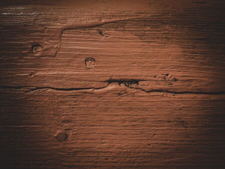 light orange old wooden board closeup designer backgroundの写真素材