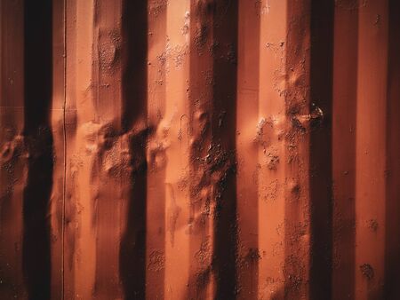 old rusting with peeling paint metal blank designer background