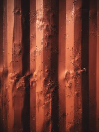 old rusting with peeling paint metal blank designer backgroundの写真素材