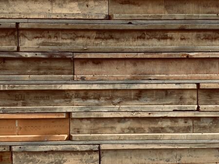 old vintage wooden boards empty designer backgroundの写真素材
