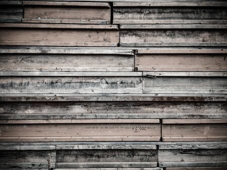 old vintage wooden boards empty designer backgroundの写真素材