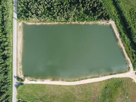 A body of water,view aerial