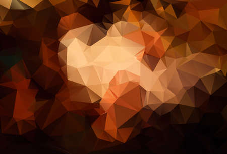 Abstract brown background polygonのイラスト素材
