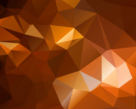 Abstract brown shiny polygon backgroundのイラスト素材