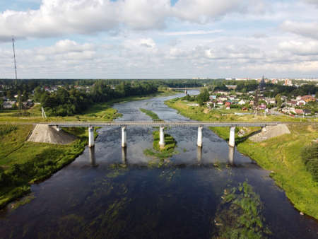 railway bridge over the river