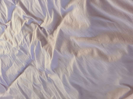 Background Of Crumpled Dense Fabricの写真素材
