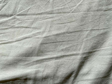 Background Of Crumpled Dense Fabricの写真素材