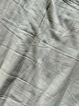Background Of Crumpled Dense Fabricの写真素材