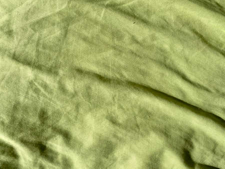 Background Of Crumpled Dense Fabricの写真素材