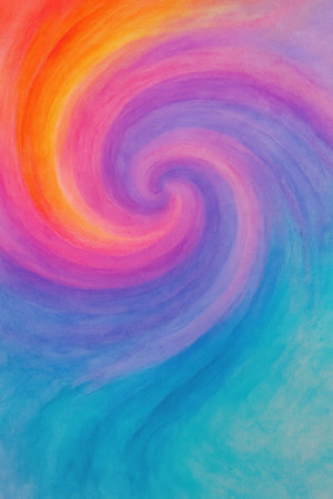 Colorful spiral abstract backgroundの素材