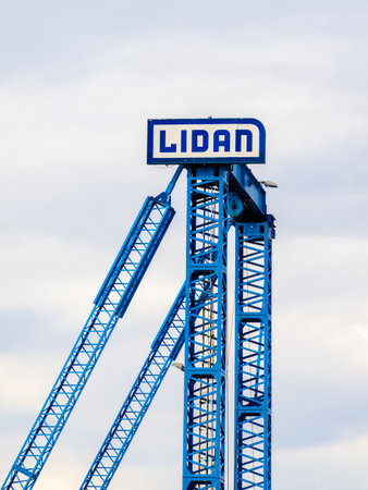 Lidkoping, Sweden - May 27, 2023: Lidan Marine is one of the worlds leading suppliers of advanced handling equipment for naval vessels.のeditorial素材