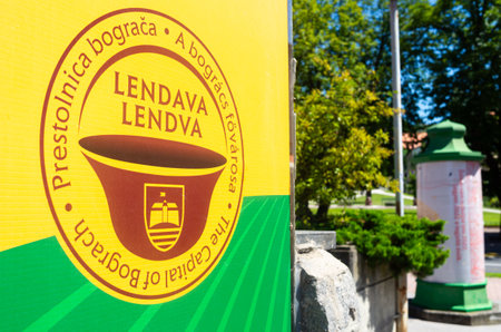 Lendava, Slovenia - July 15, 2023: Traditional bograc goulash is a culinary specialty. The Guinness record was achieved by the Slovenian town of Lendava with the largest Bograc in the worldのeditorial素材