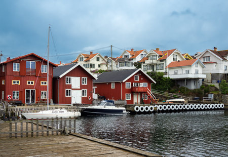 Kladesholmen, Sweden - May 24, 2023: Kladesholmen on the island of Tjorn is a place in the western Swedish province of Vastra Gotalands lan and the historical province of Bohuslanのeditorial素材