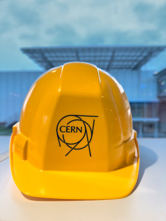 Geneva, Switzerland - January 5, 2024: The European Organization for Nuclear Research, known as CERN - intergovernmental organization that operates the largest particle physics laboratory.のeditorial素材