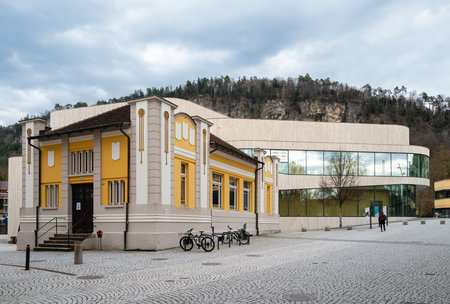 Feldkirch, Austria - March 15, 2024: The gymnasium of the high school in Feldkirchのeditorial素材