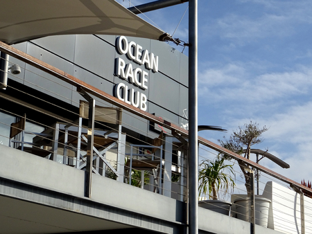 maritime museum of the world cup of sailing ocean volvo race in Alicanteのeditorial素材