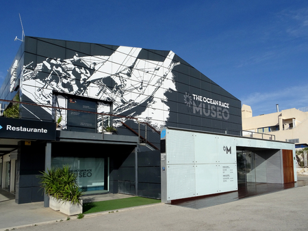 maritime museum of the world cup of sailing ocean volvo race in Alicanteのeditorial素材
